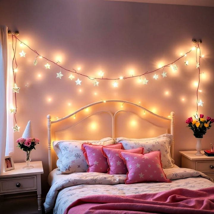 sparkling fairy bedroom garland