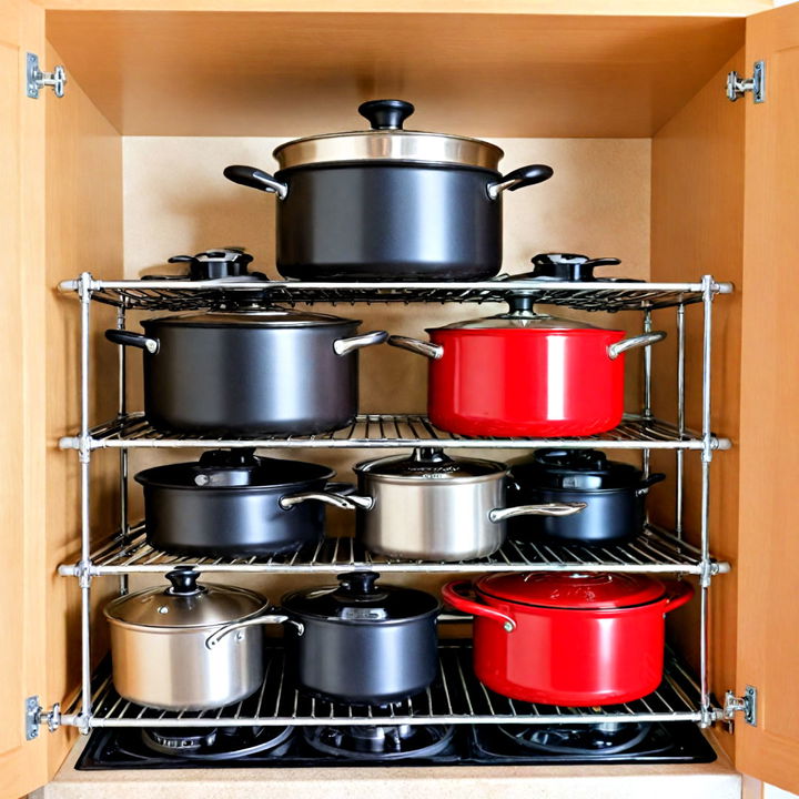 stackable and efficient cookware organizer