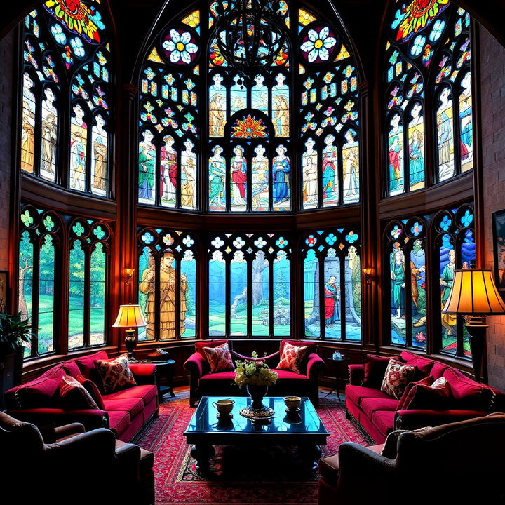 stained glass windows for vibrant artistry