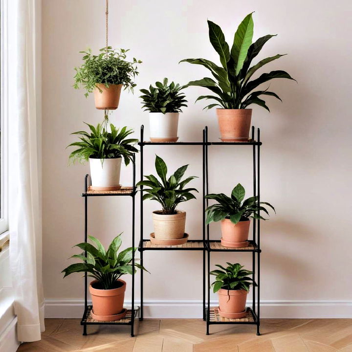 stand to display multiple plants