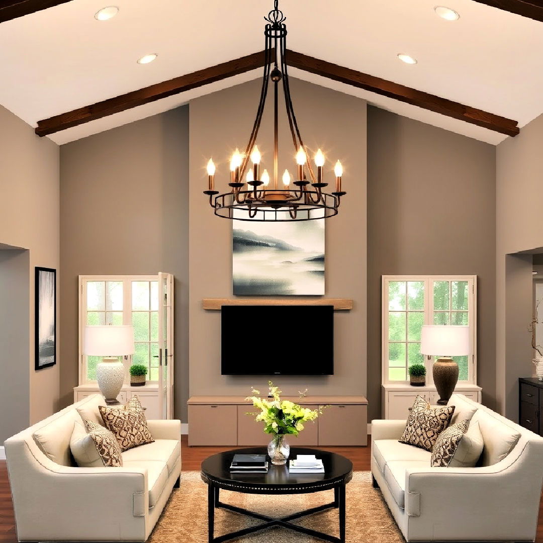 statement lighting for living room