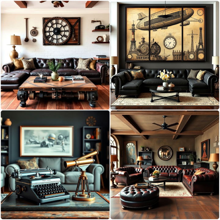 steampunk living room ideas