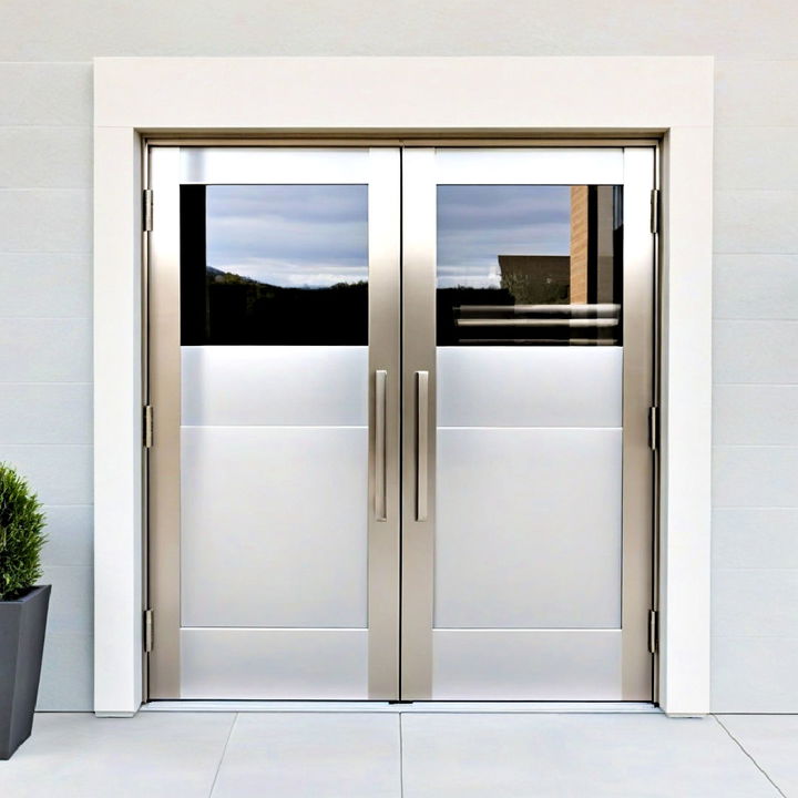 steel patio door idea