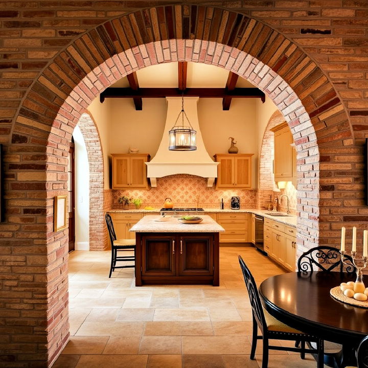 stone or brick archway