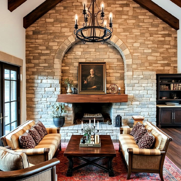 stone walls for medieval home decor