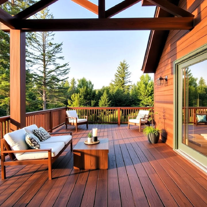 strong and stylish hardwood decking