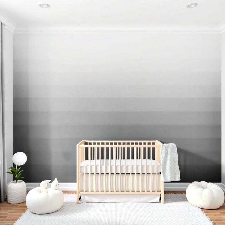 stunning grey ombre wall