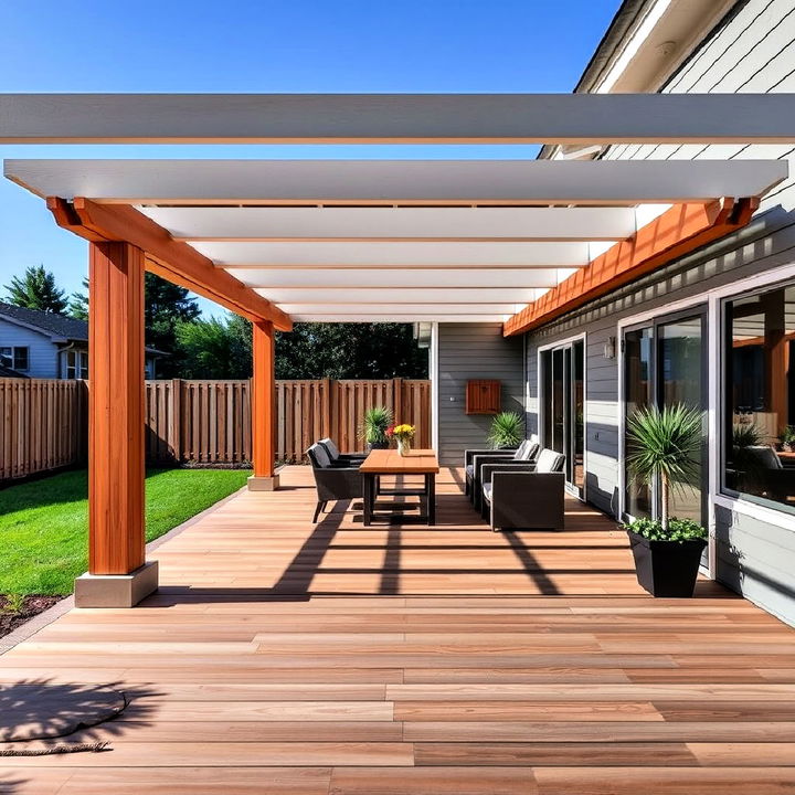 stylish contemporary composite decking