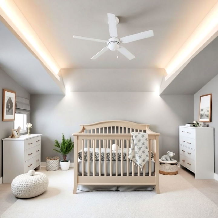 stylish grey painted ceiling