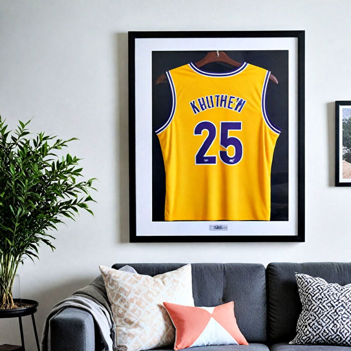 stylish jersey display frames