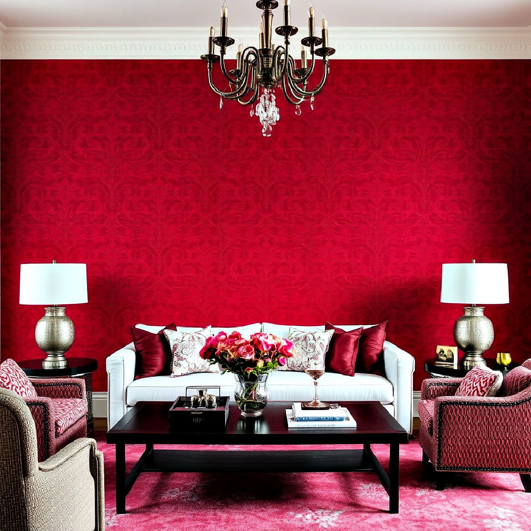 25 Red Living Room Ideas That Radiate Warmth and Style