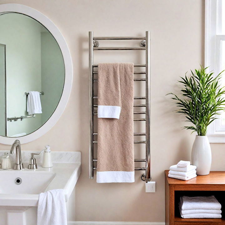 stylish towel warmer accessory