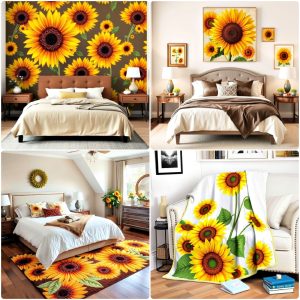 sunflower bedroom ideas