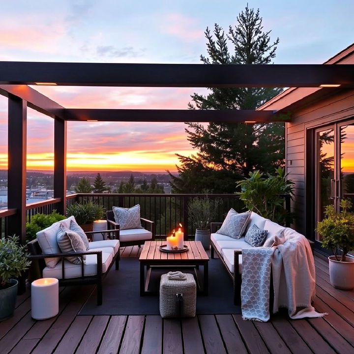 sunset viewing terrace deck