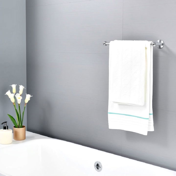 swing arm towel rack