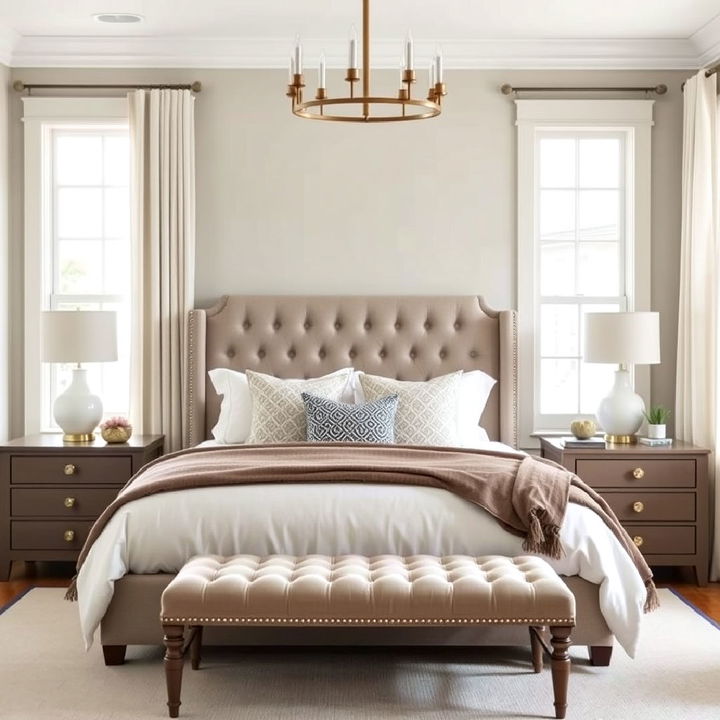 taupe furniture for bedroom