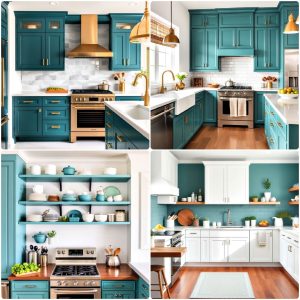 teal kitchen ideas