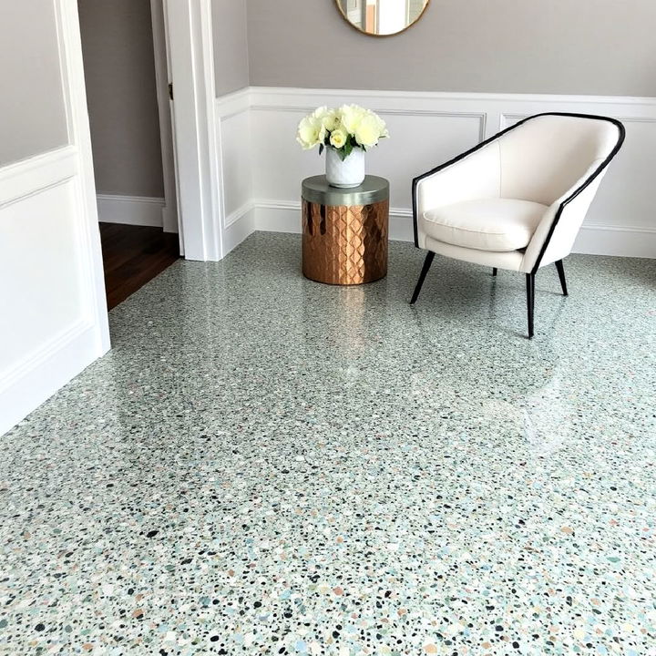 terrazzo epoxy floor for any room