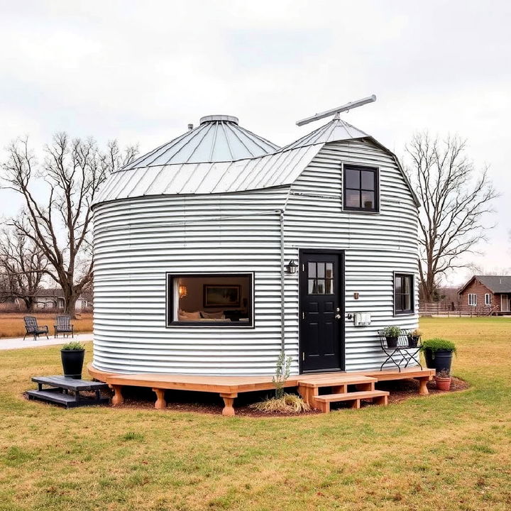 the silo tiny house