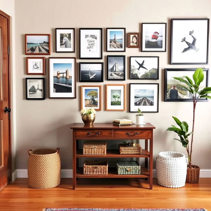 themed gallery wall for a unified look