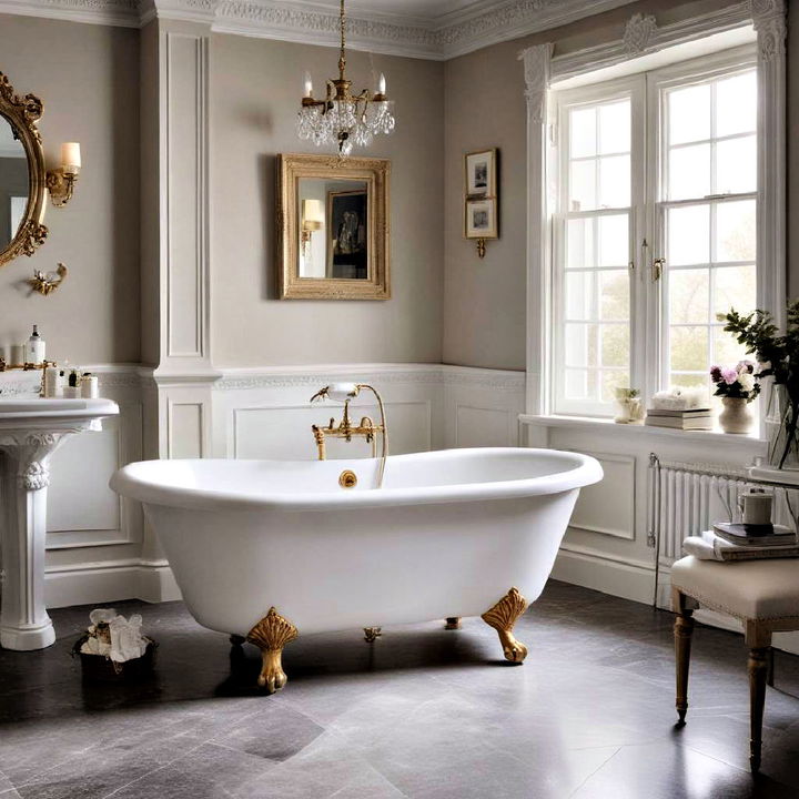 timeless and elegant clawfoot tub