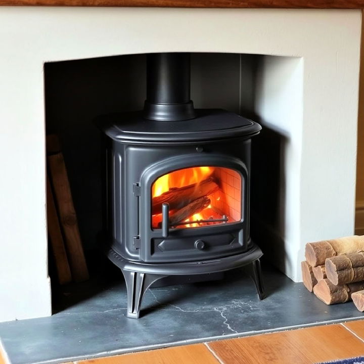 traditional cast iron stove idea