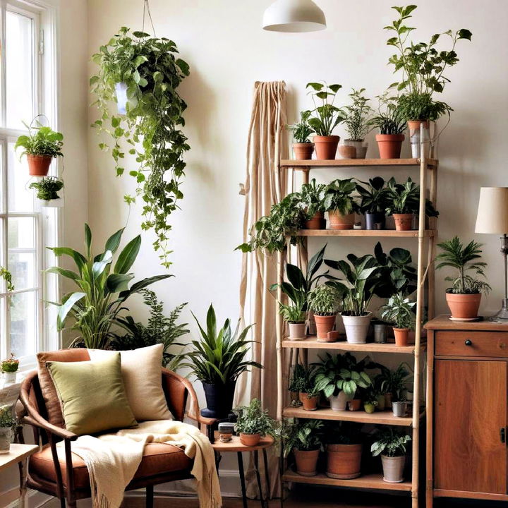 tranquil corner indoor garden