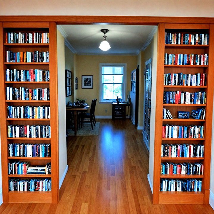 transform a bookshelf into a secret door