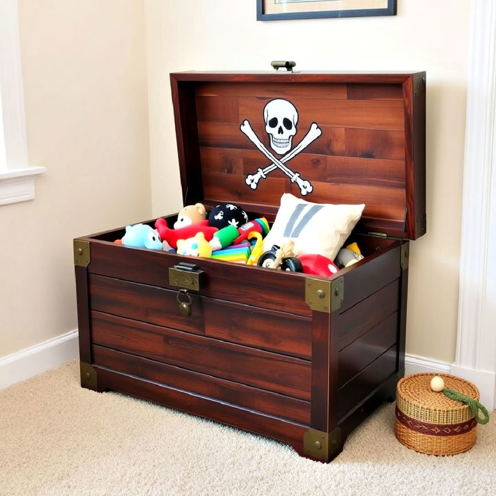 treasure chest toy storage idea