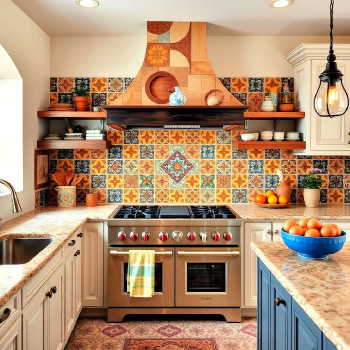 tuscan tiles kitchen design