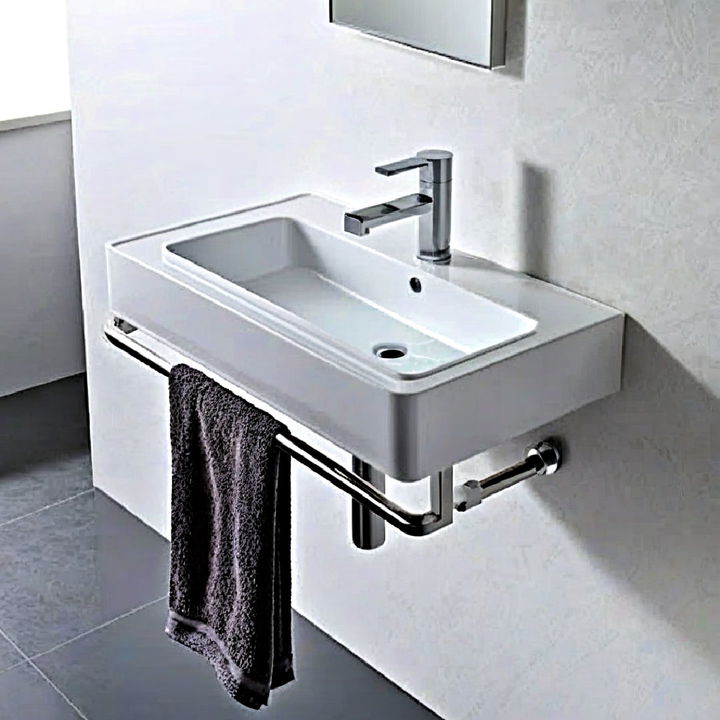 under sink towel bar