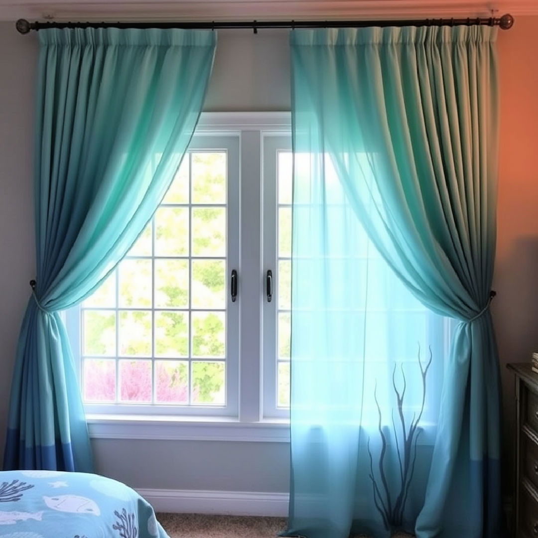 under the sea window curtains