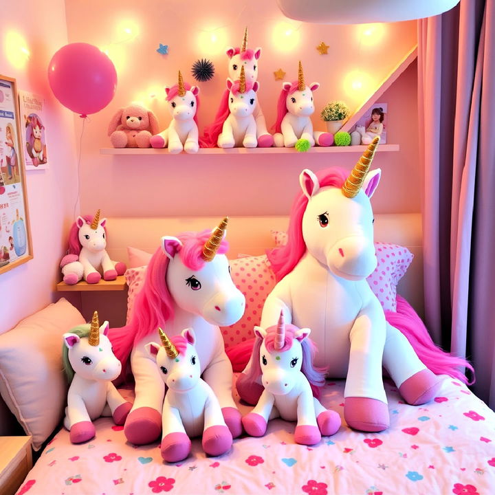 unicorn plushies and stuffed animals