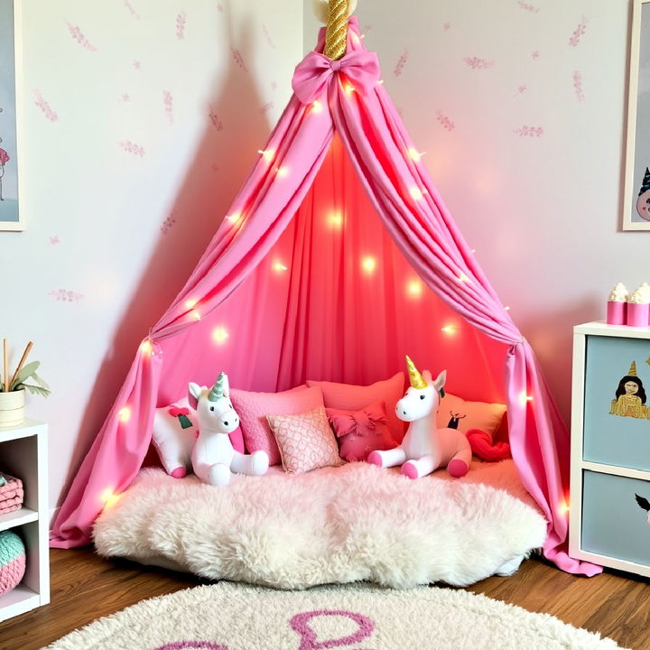 unicorn themed tent or teepee design