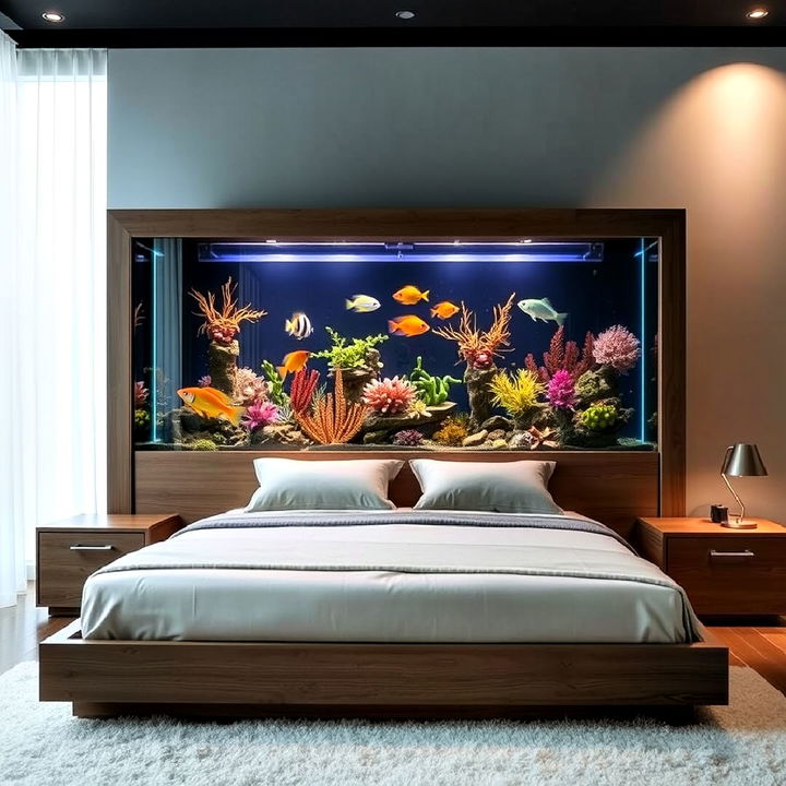 unique aquarium bed design