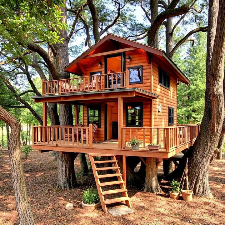 unique tiny treehouse