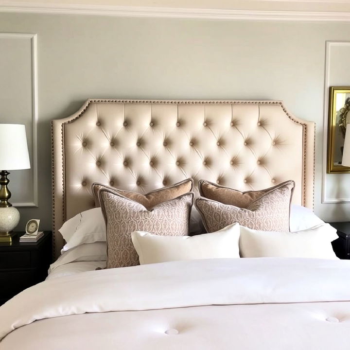 upholstered headboard for blair waldorf bedroom