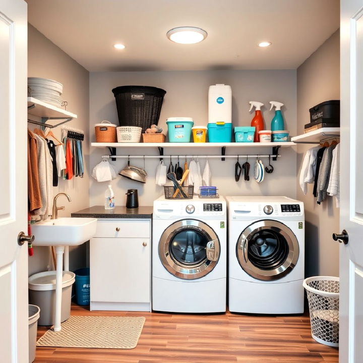 utility room to keep home organized