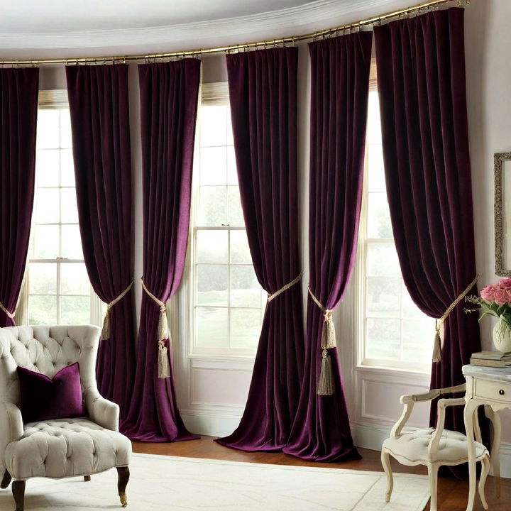 velvet curtains for blair waldorf bedroom