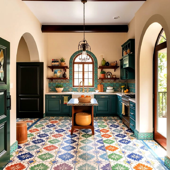 vibrant ceramic tile embellishments