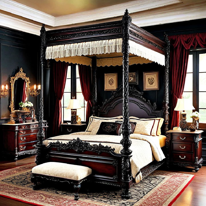 victorian style furniture for vampire bedroom