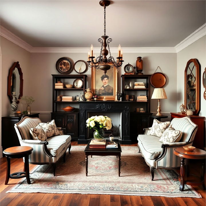 vintage accents french interior