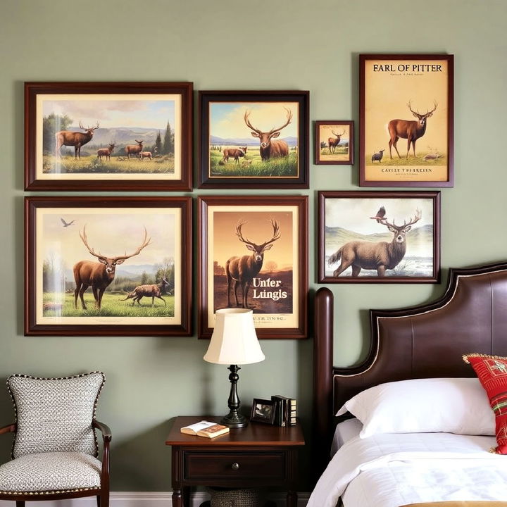 vintage hunting bedroom posters