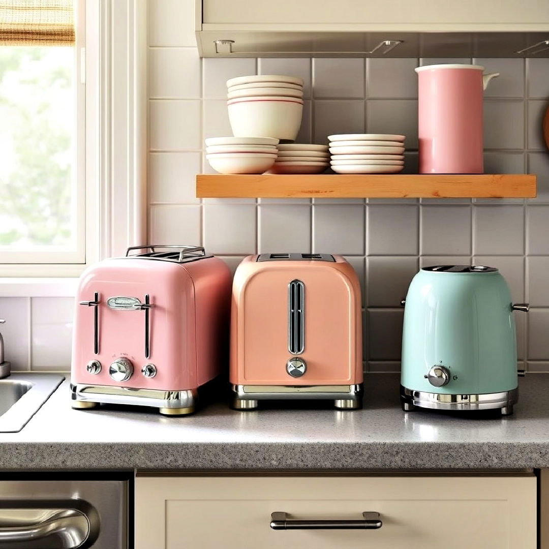vintage small retro toasters and blenders