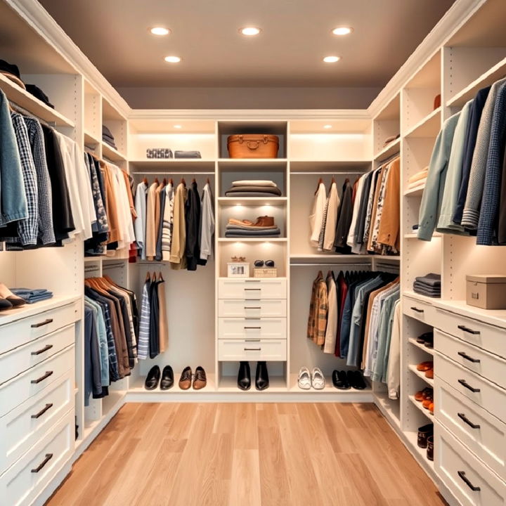 walk in closet luxurious storage solution