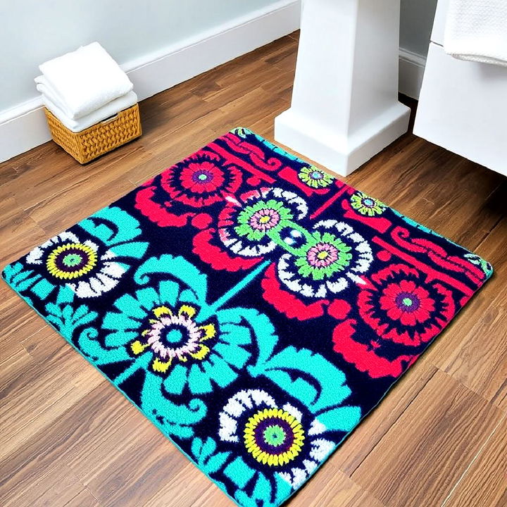 washable bathroom rug