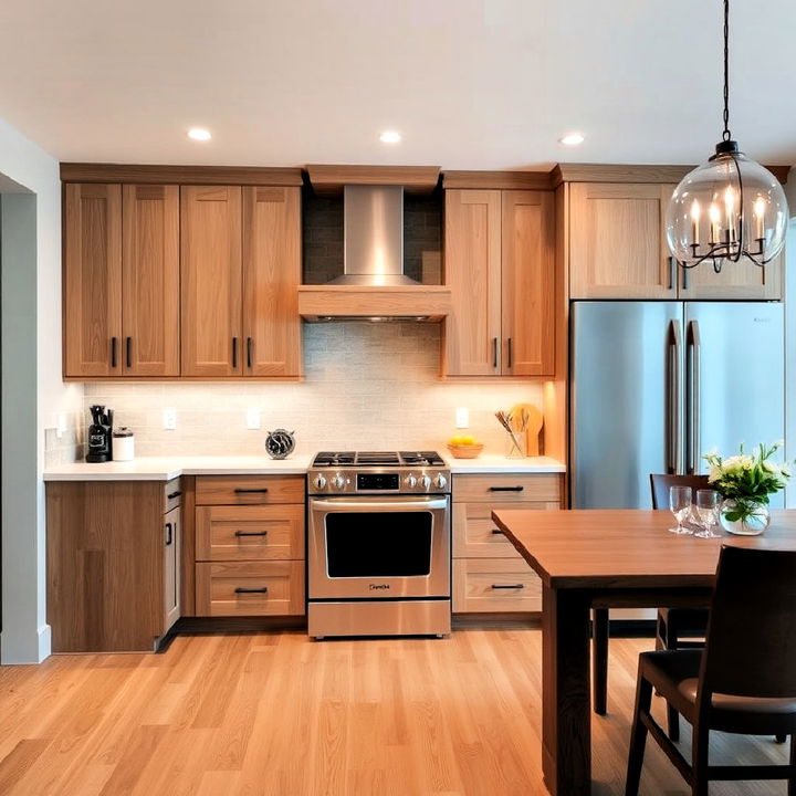 white oak s distinctive grain patterns kitchen