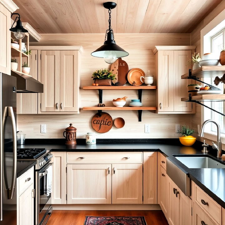 white oak s neutral backdrop for vintage kitchen accents