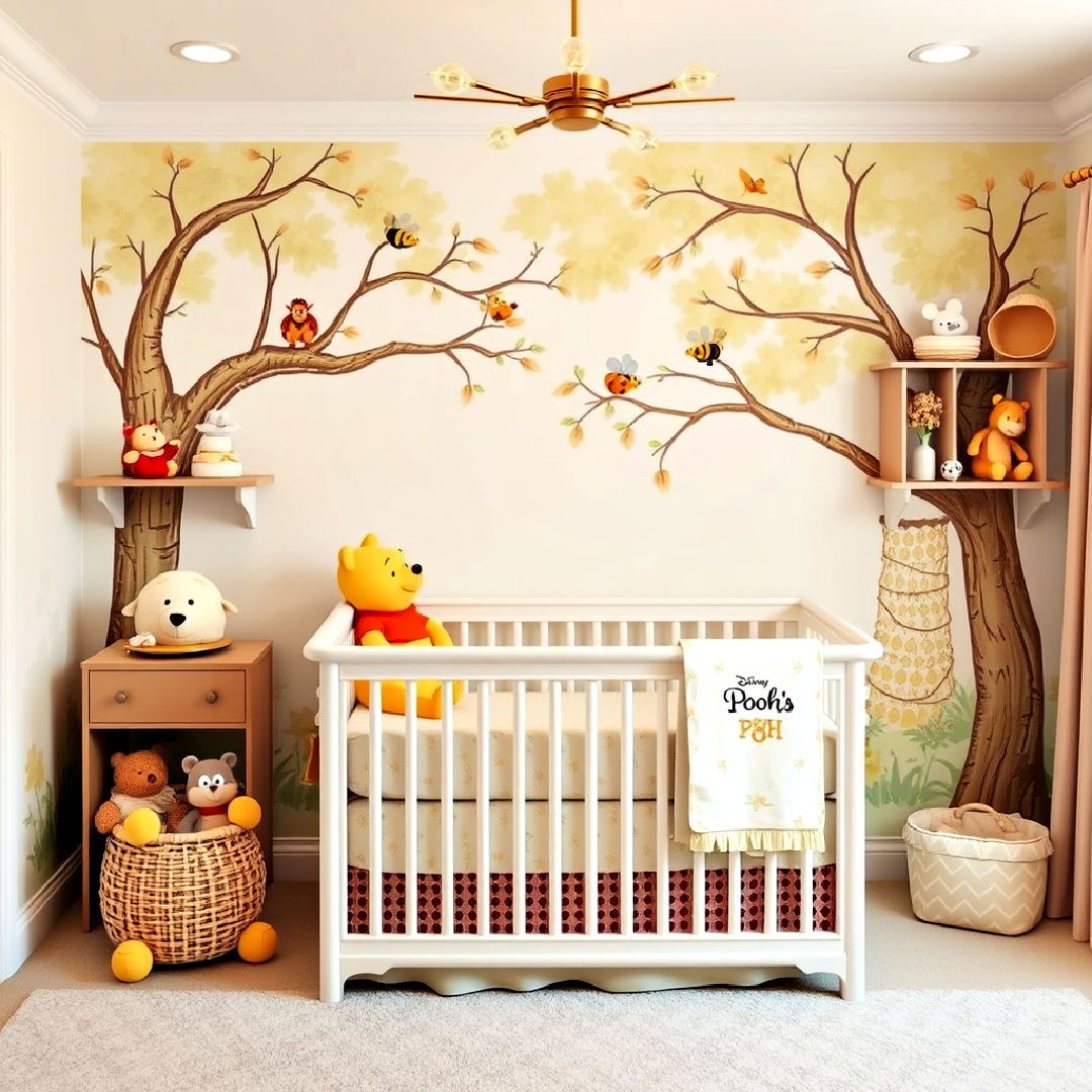 winnie the pooh wall mural