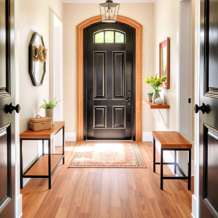 wood look tile flooring for your entryway